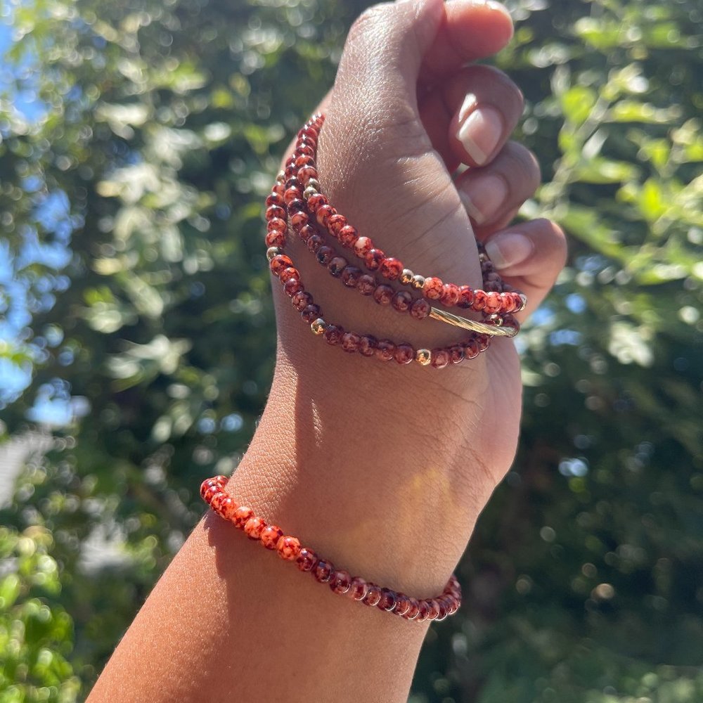 "Mars" w. Gold Filled Beads